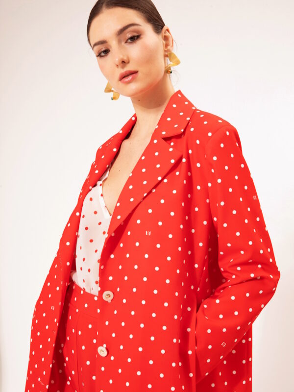 OVERSIZED PRINTED BLAZER