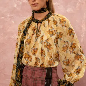 LONG SLEEVE CHIFFON BLOUSE WE ARE