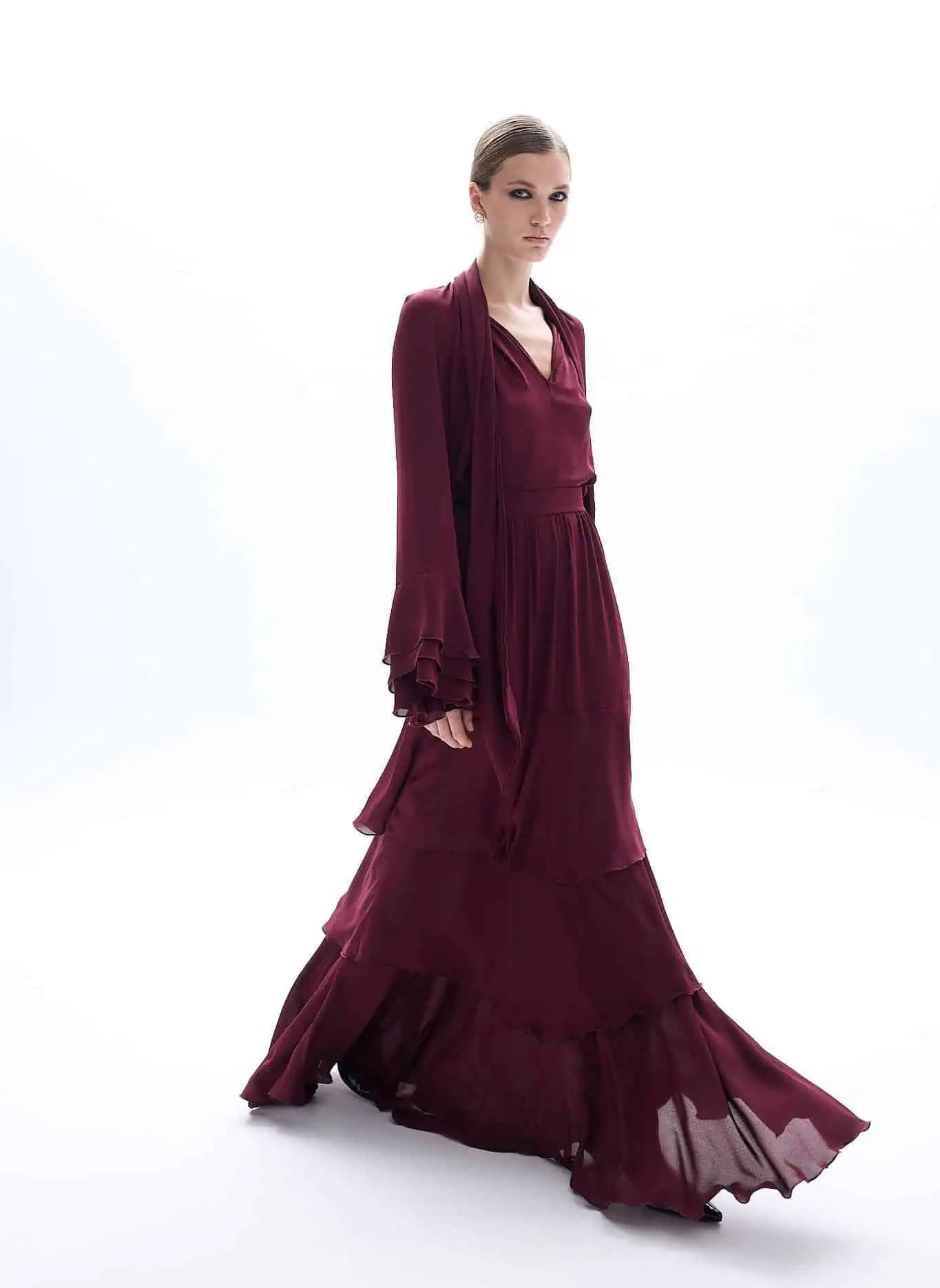 μπλούζα Luella Burgundy κίνηση