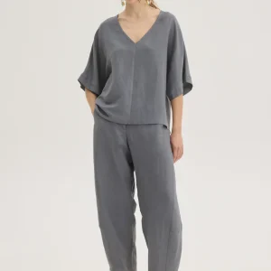 Innocent Aeria linen blend co-ord set grey