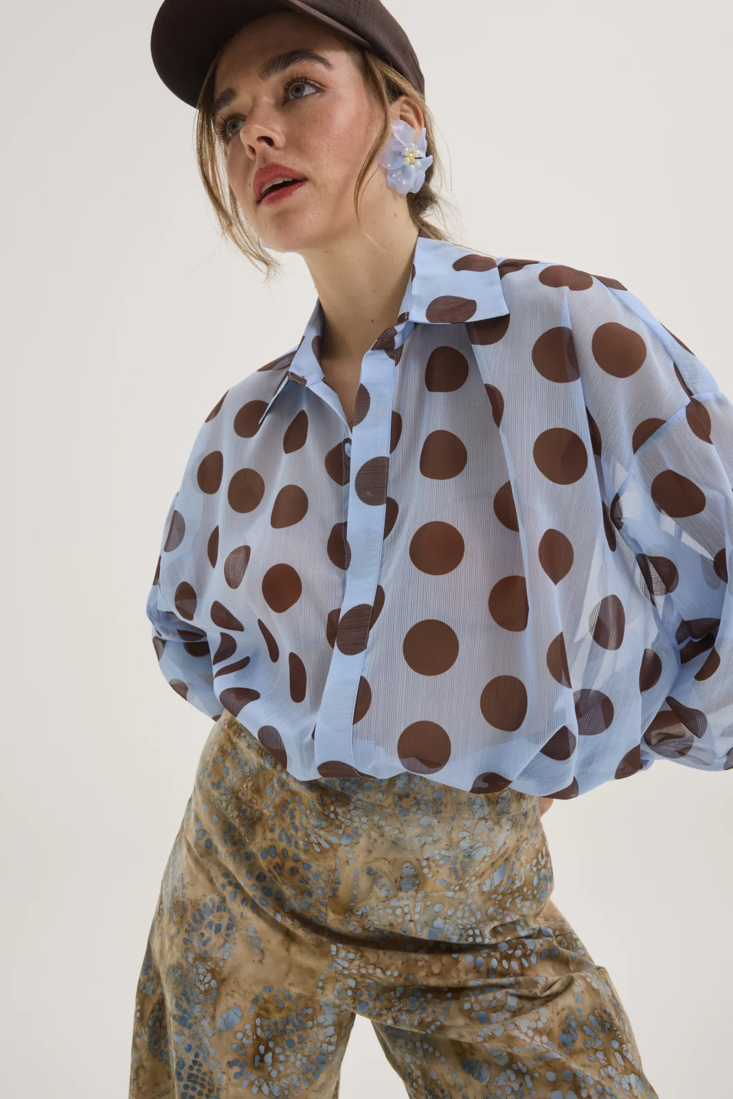 Innocent Grand Pois Shirt polka dot detail