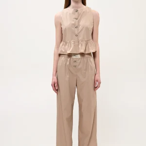 beige co ord set women boom bijou set front