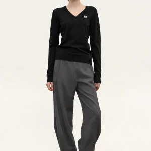 slouchy pants grey women Innocent Daphne front view