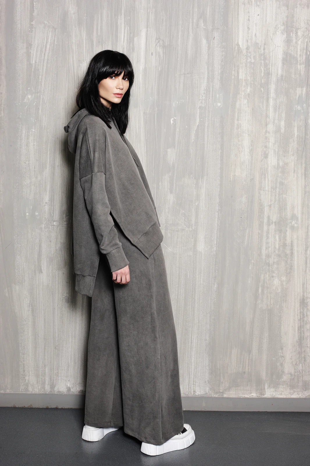 Tag Modest Clothing Paullo Del Pants Grey side