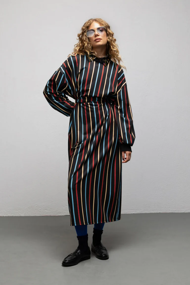 striped women dress We Are Marisa Stripes front view